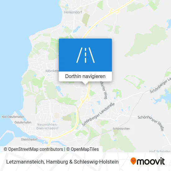 Letzmannsteich Karte