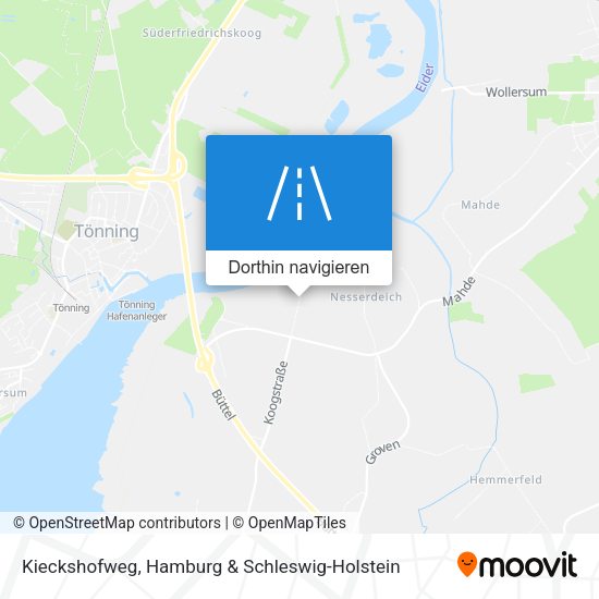 Kieckshofweg Karte