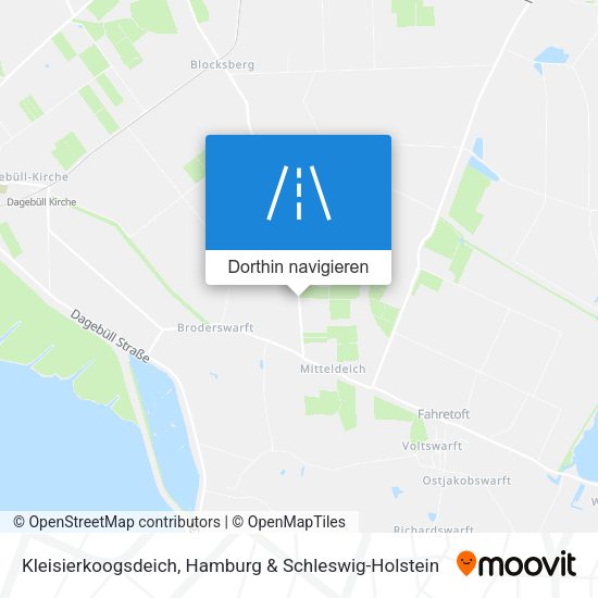 Kleisierkoogsdeich Karte