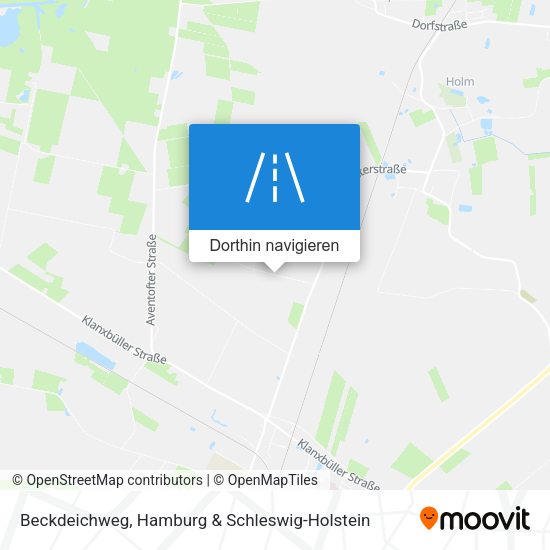 Beckdeichweg Karte