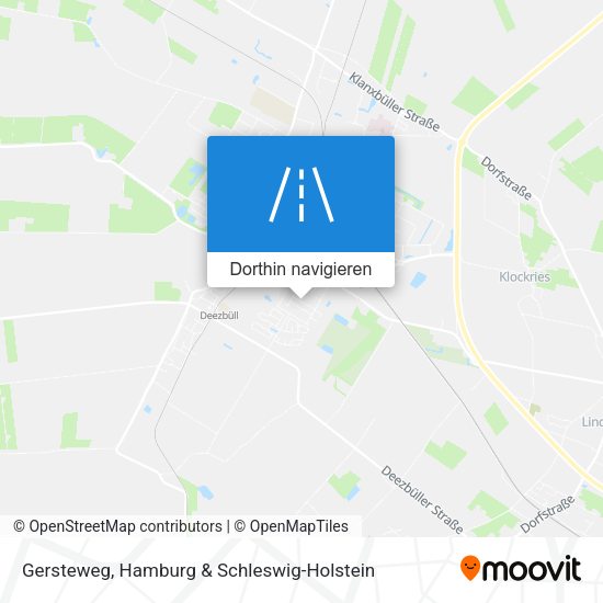 Gersteweg Karte