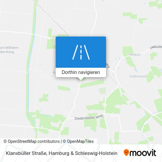 Klanxbüller Straße Karte