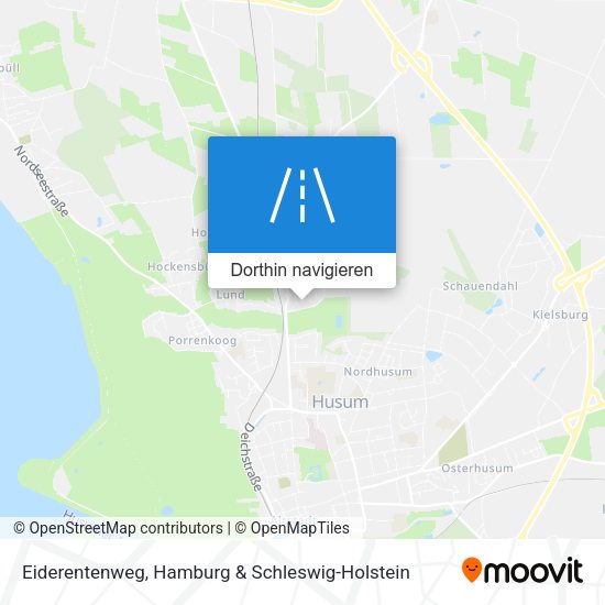 Eiderentenweg Karte