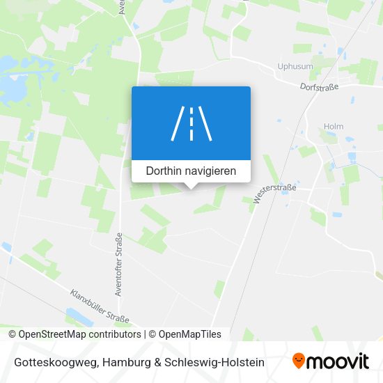 Gotteskoogweg Karte