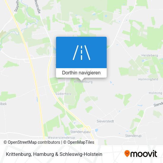 Krittenburg Karte