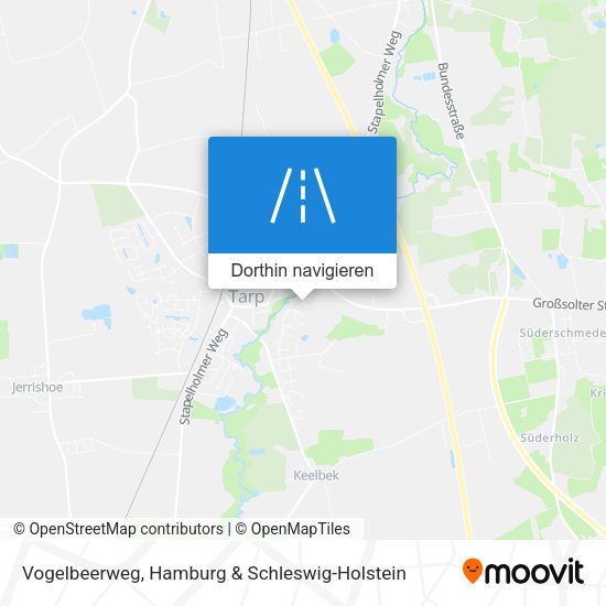 Vogelbeerweg Karte