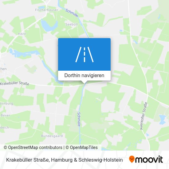 Krakebüller Straße Karte