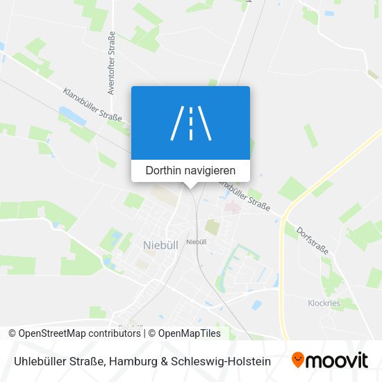 Uhlebüller Straße Karte