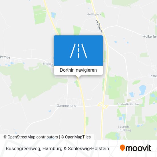 Buschgreenweg Karte