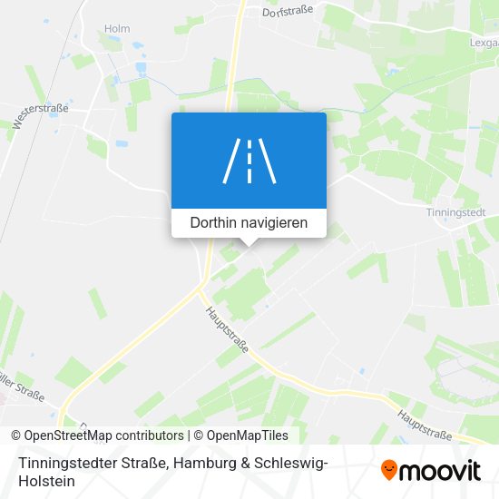Tinningstedter Straße Karte