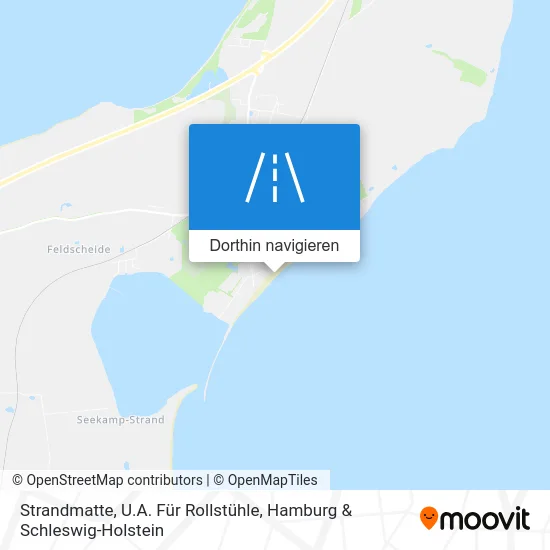 Strandmatte, U.A. Für Rollstühle Karte