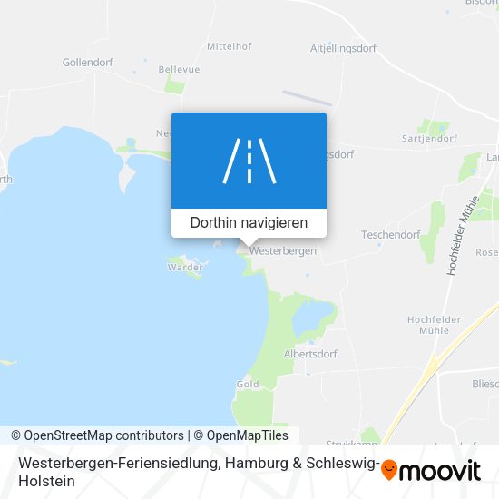 Westerbergen-Feriensiedlung Karte