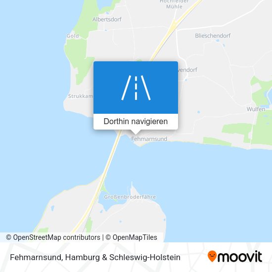 Fehmarnsund Karte