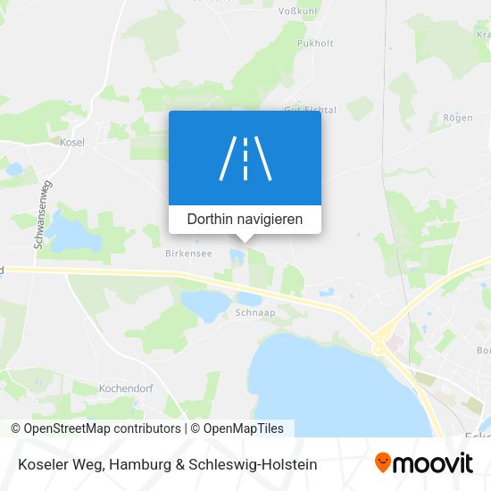 Koseler Weg Karte