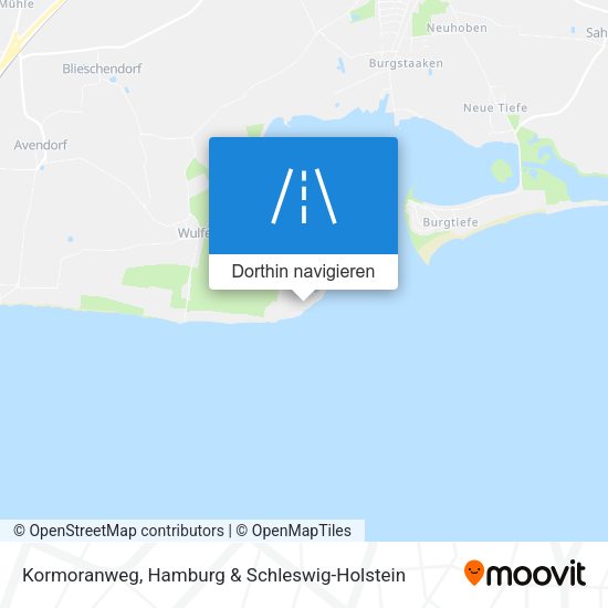 Kormoranweg Karte