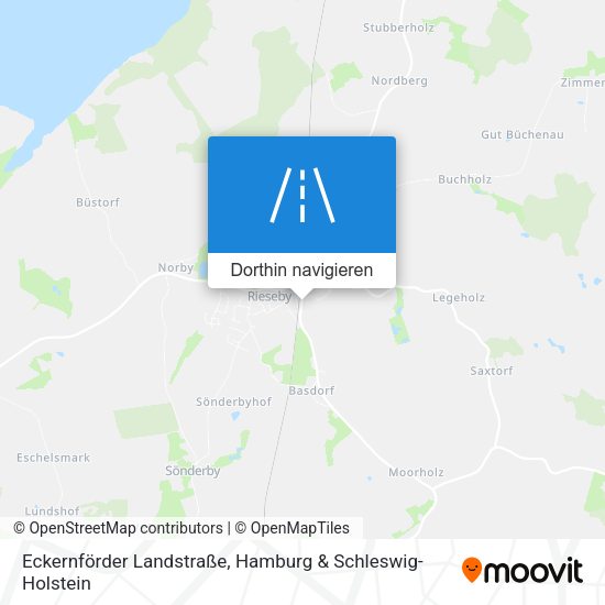 Eckernförder Landstraße Karte