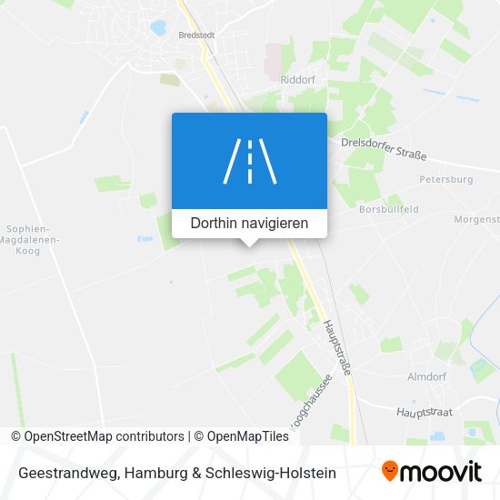 Geestrandweg Karte