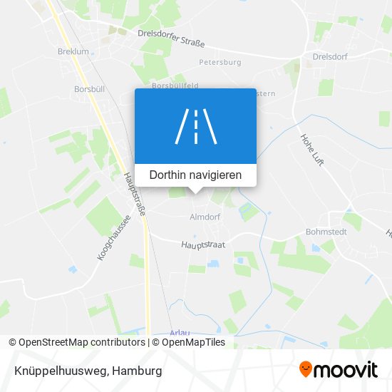 Knüppelhuusweg Karte