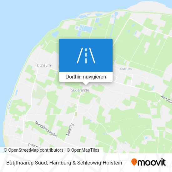 Bütjthaarep Süüd Karte