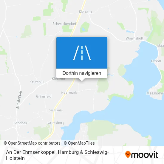 An Der Ehmsenkoppel Karte