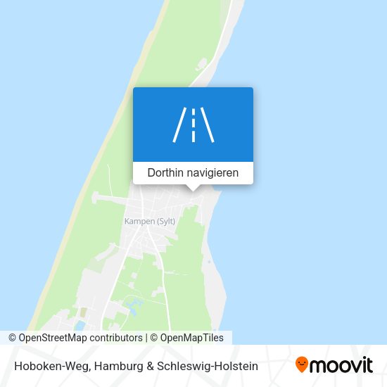 Hoboken-Weg Karte