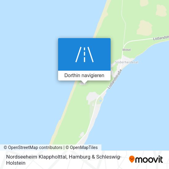 Nordseeheim Klappholttal Karte