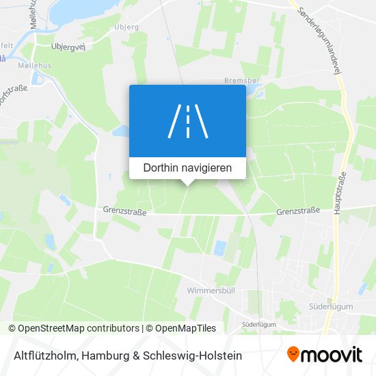 Altflützholm Karte