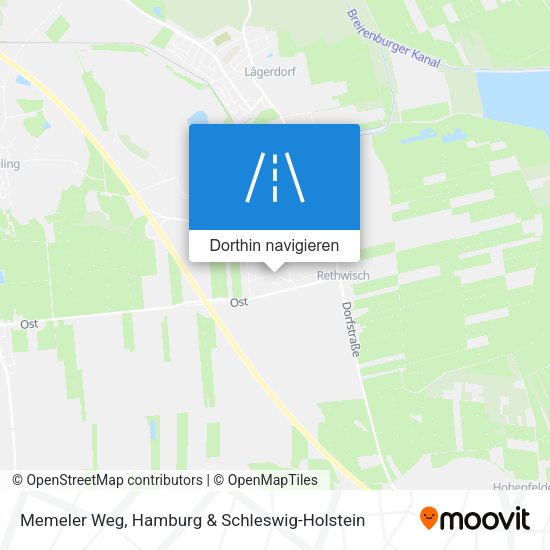 Memeler Weg Karte