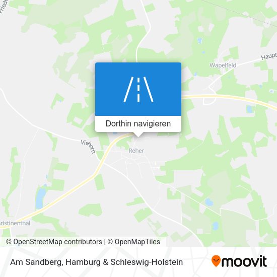 Am Sandberg Karte
