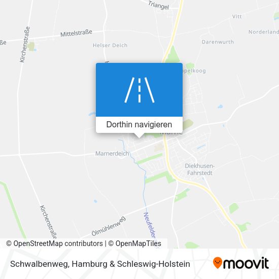 Schwalbenweg Karte