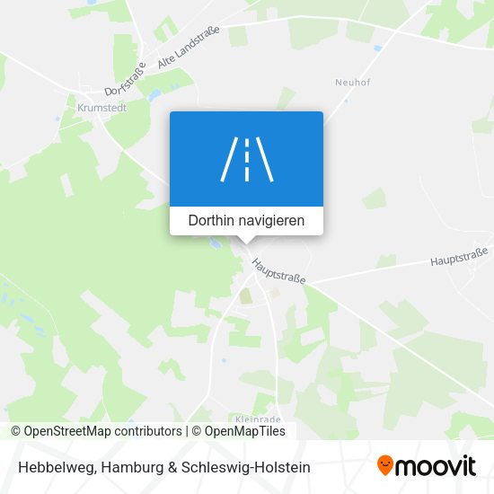 Hebbelweg Karte