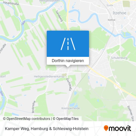 Kamper Weg Karte