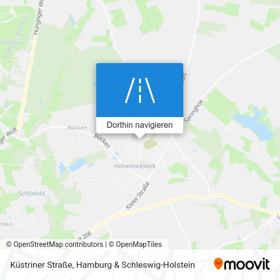 Küstriner Straße Karte