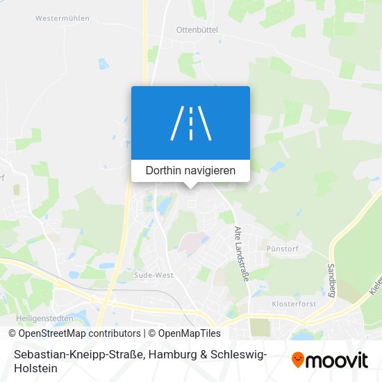 Sebastian-Kneipp-Straße Karte