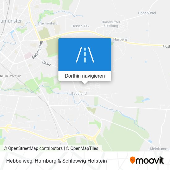 Hebbelweg Karte