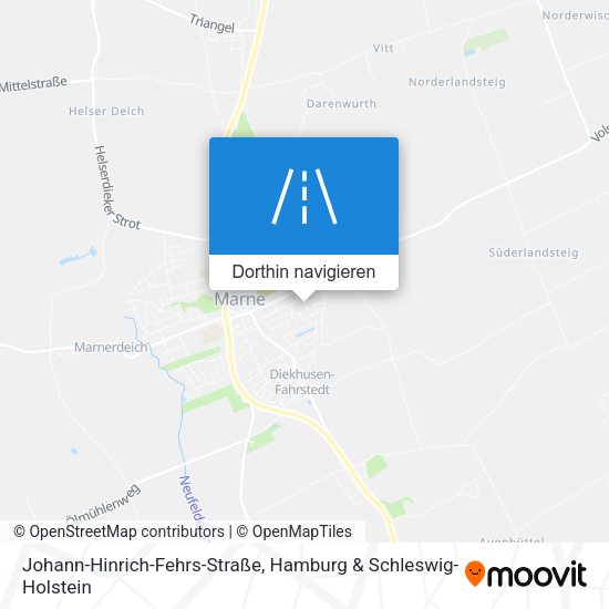 Johann-Hinrich-Fehrs-Straße Karte