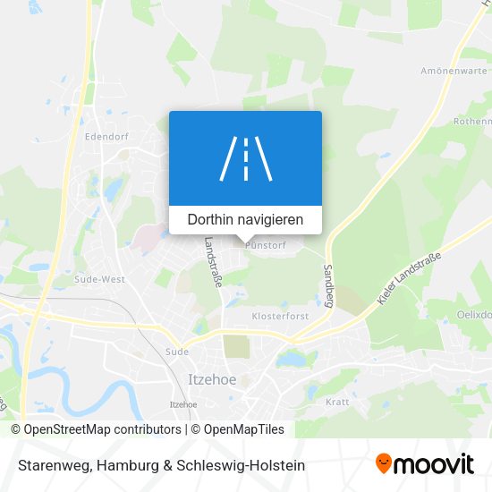 Starenweg Karte