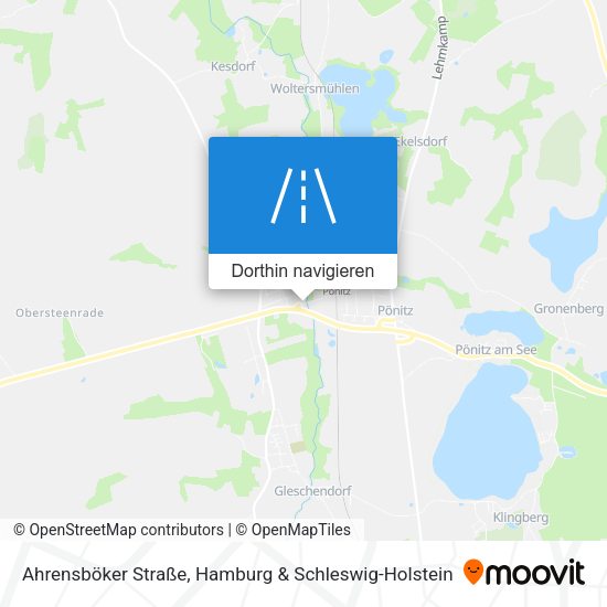 Ahrensböker Straße Karte