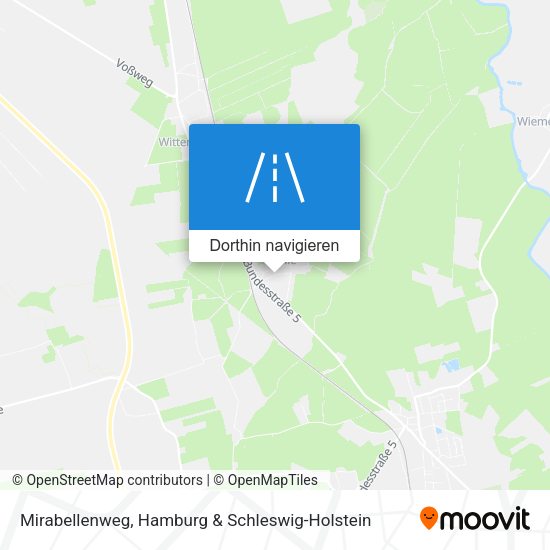 Mirabellenweg Karte