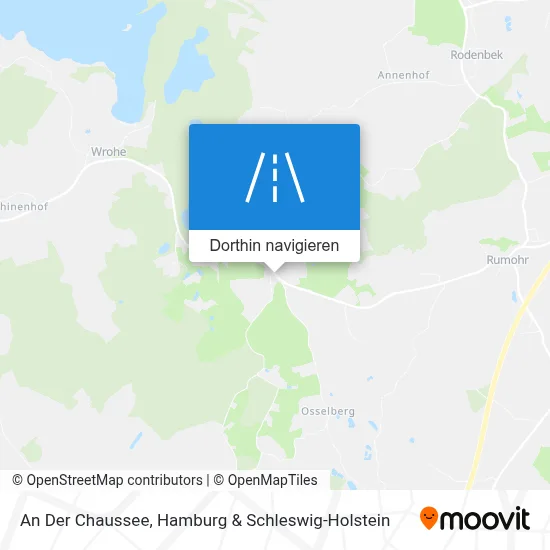 An Der Chaussee Karte