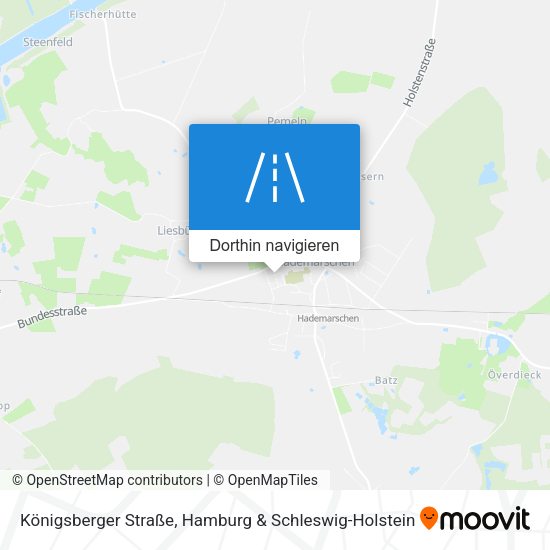 Königsberger Straße Karte