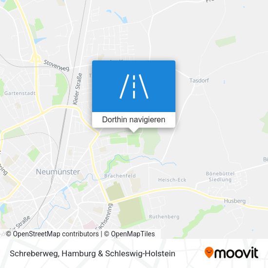 Schreberweg Karte