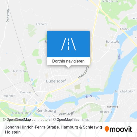 Johann-Hinrich-Fehrs-Straße Karte