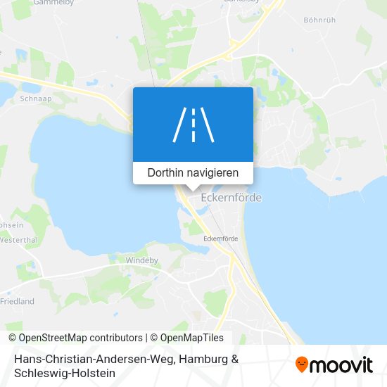 Hans-Christian-Andersen-Weg Karte