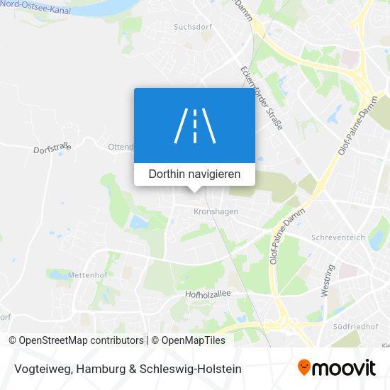 Vogteiweg Karte