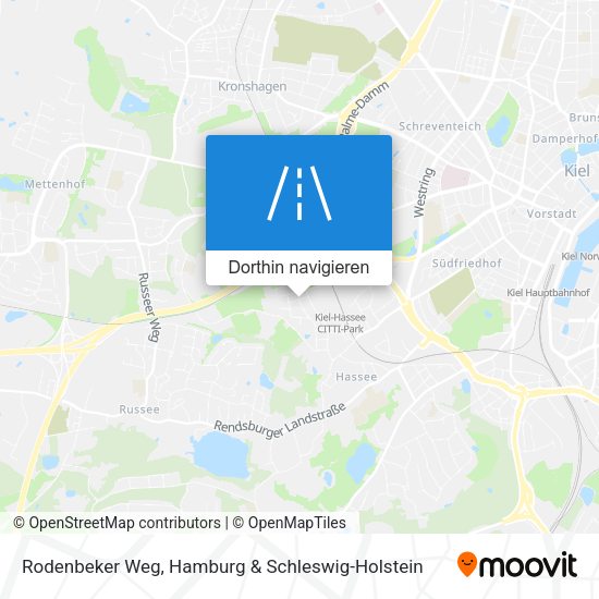 Rodenbeker Weg Karte