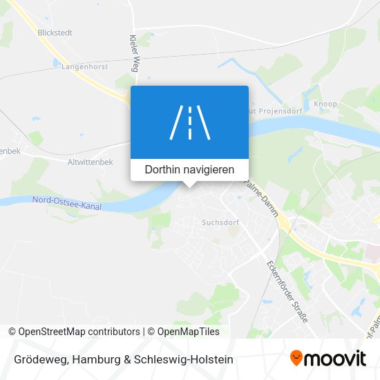 Grödeweg Karte