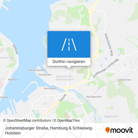 Johannisburger Straße Karte