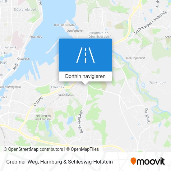 Grebiner Weg Karte