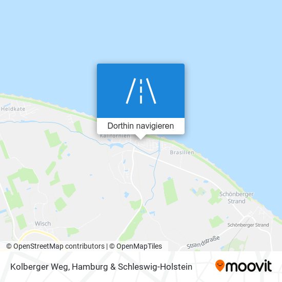 Kolberger Weg Karte